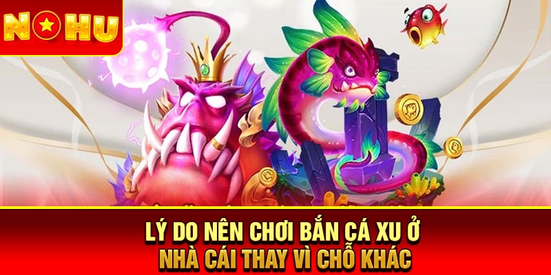 Lý do nên chơi bắn cá xu ở nhà cái thay vì chỗ khác